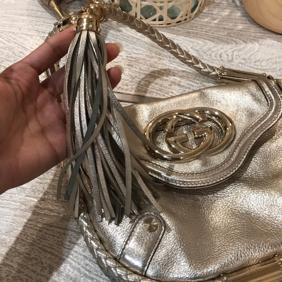 GUCCI gold silver bag - Picture 2 of 7